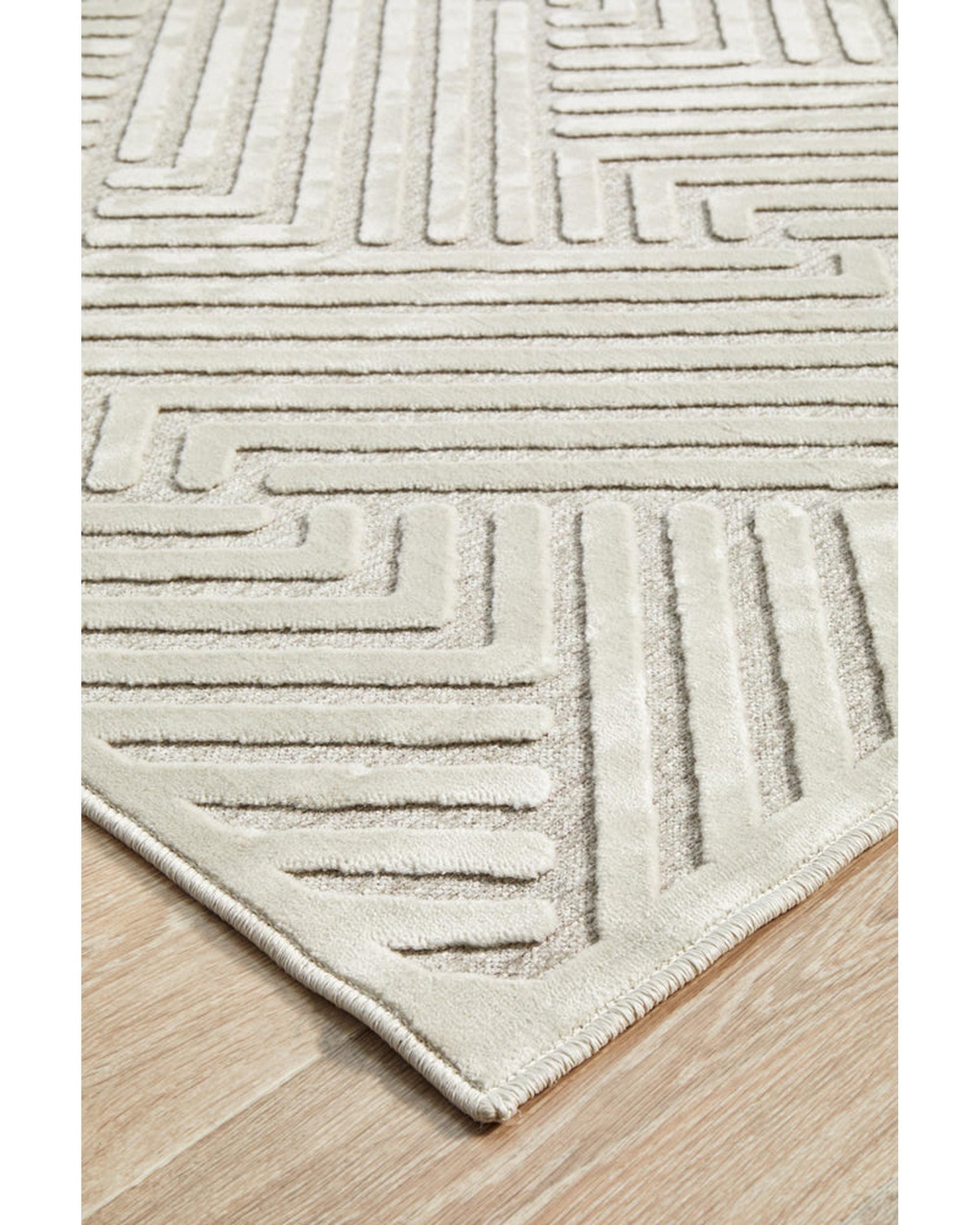 RUG CULTURE Rugs York Cindy Natural White Rug
