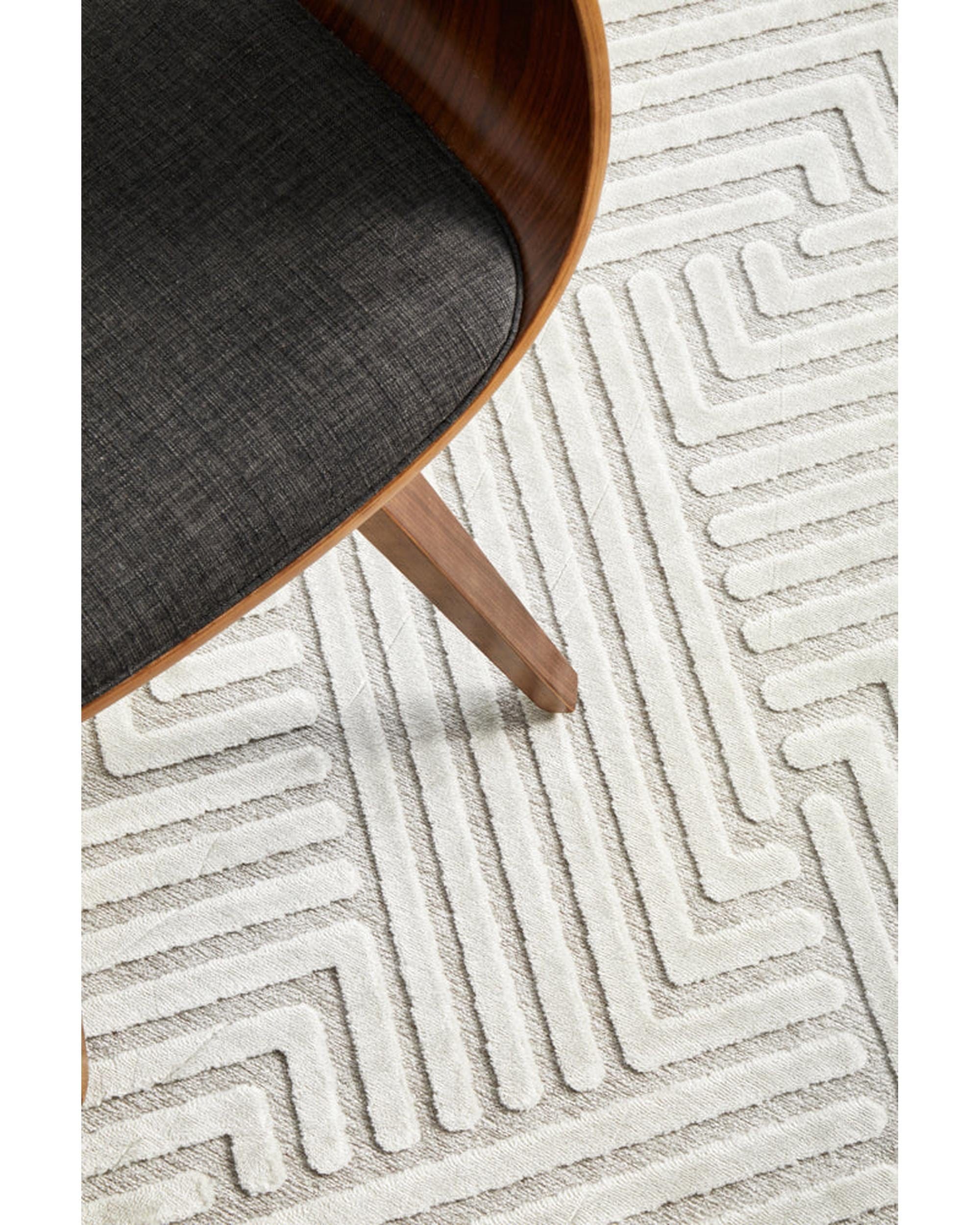 RUG CULTURE Rugs York Cindy  Natural White Runner Rug