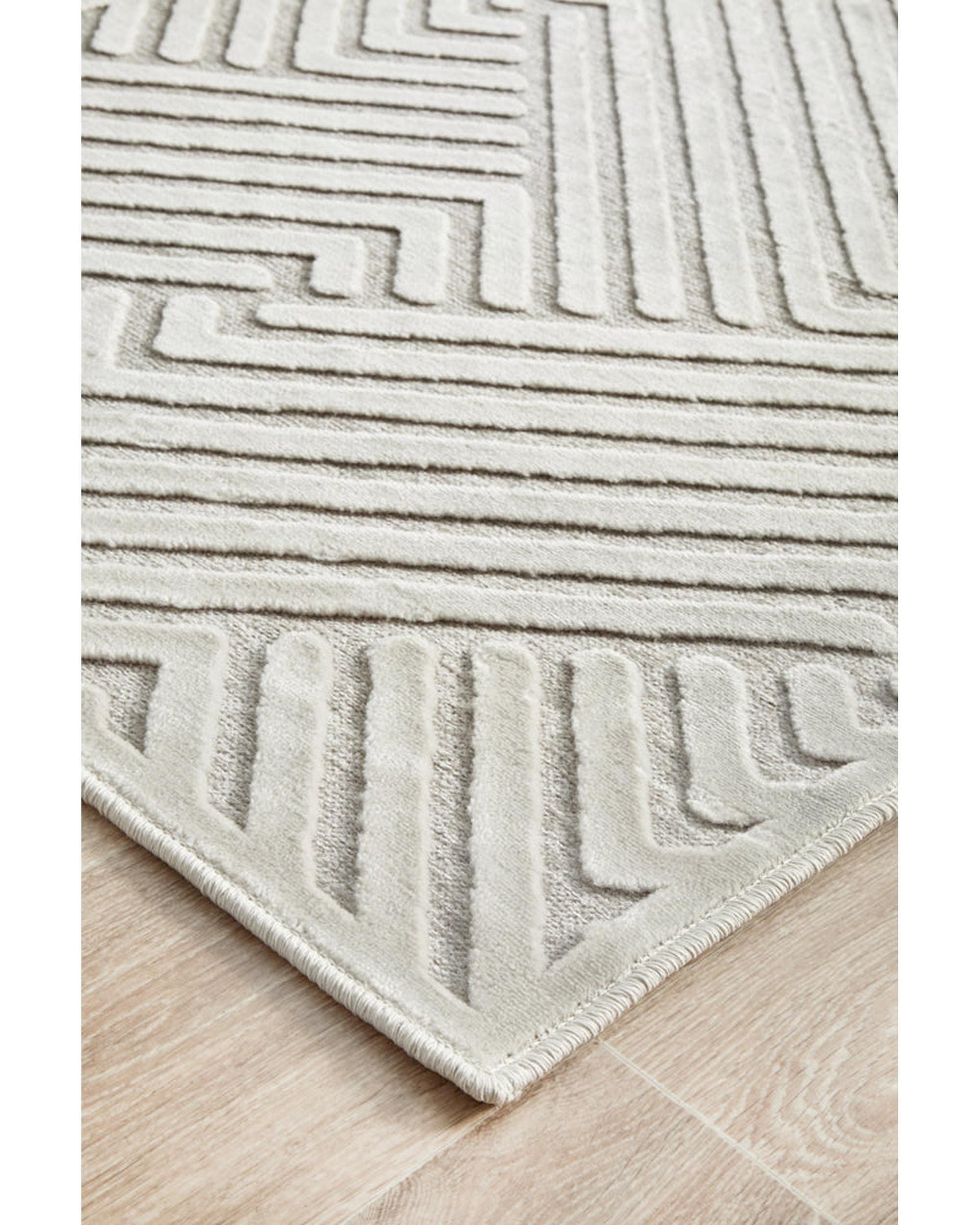 RUG CULTURE Rugs York Cindy  Natural White Runner Rug