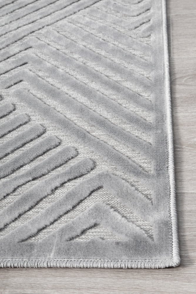 RUG CULTURE Rugs York Cindy Silver Rug