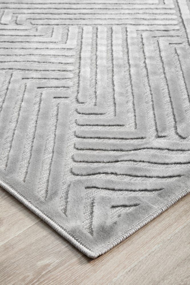 RUG CULTURE Rugs York Cindy Silver Rug