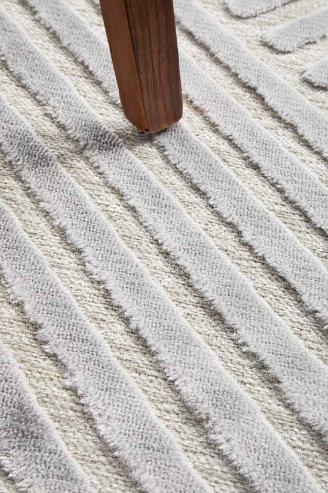 RUG CULTURE Rugs York Cindy Silver Runner Rug