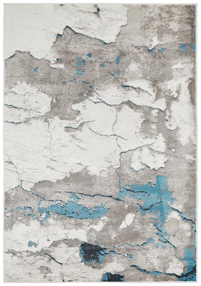 Rug Culture Rugs Zoey Contemporary Rug Blue Grey