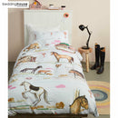 Horse Ranch Multi Cotton Quilt Cover Set by Bedding House Bedding House