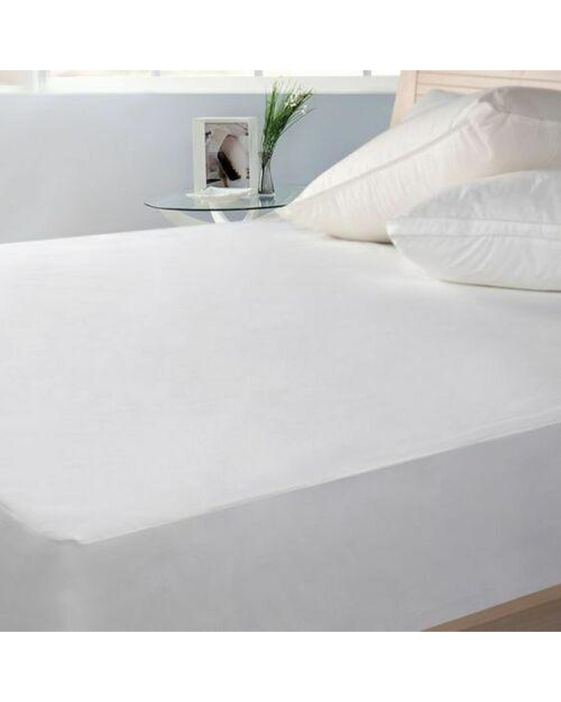 Cloudland Waterproof Cotton Mattress Protector - White Cloudland