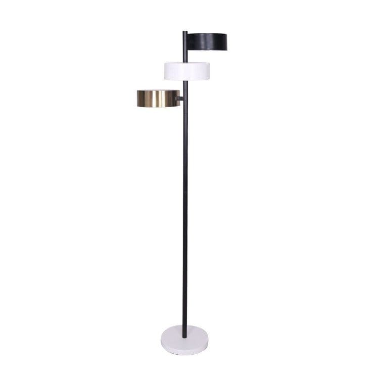 Sarantino Lamp SARANTINO 3-SHADE METAL FLOOR LAMP