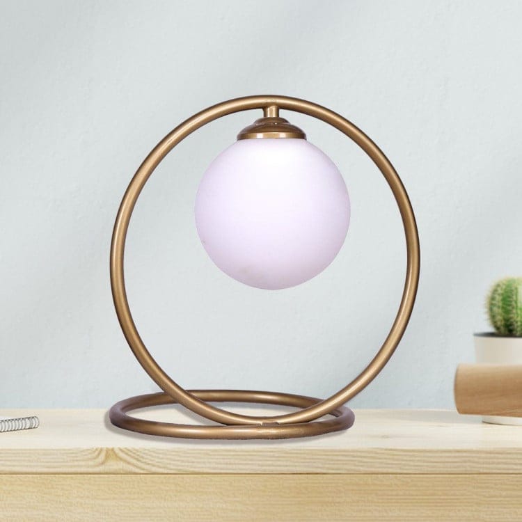 Sarantino Lamp SARANTINO GOLD METAL TABLE LAMP