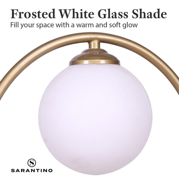 Sarantino Lamp SARANTINO GOLD METAL TABLE LAMP