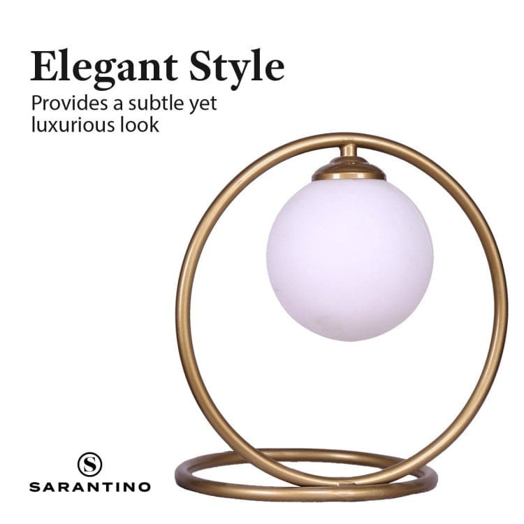 Sarantino Lamp SARANTINO GOLD METAL TABLE LAMP