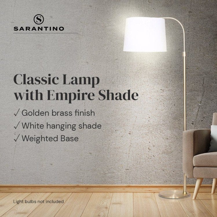 Sarantino Lamp SARANTINO HEIGHT-ADJUSTABLE METAL FLOOR LAMP