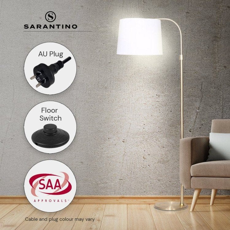 Sarantino Lamp SARANTINO HEIGHT-ADJUSTABLE METAL FLOOR LAMP