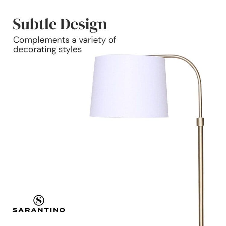 Sarantino Lamp SARANTINO HEIGHT-ADJUSTABLE METAL FLOOR LAMP