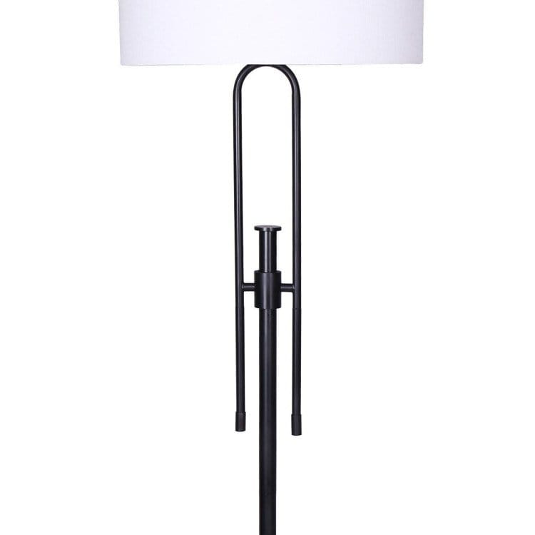 Sarantino Lamp SARANTINO HEIGHT-ADJUSTABLE METAL FLOOR LAMP MATTE BLACK
