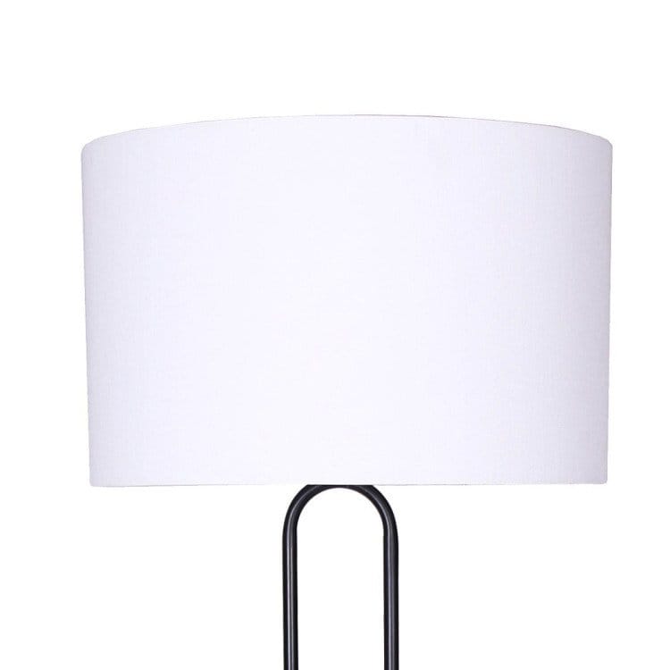 Sarantino Lamp SARANTINO HEIGHT-ADJUSTABLE METAL FLOOR LAMP MATTE BLACK