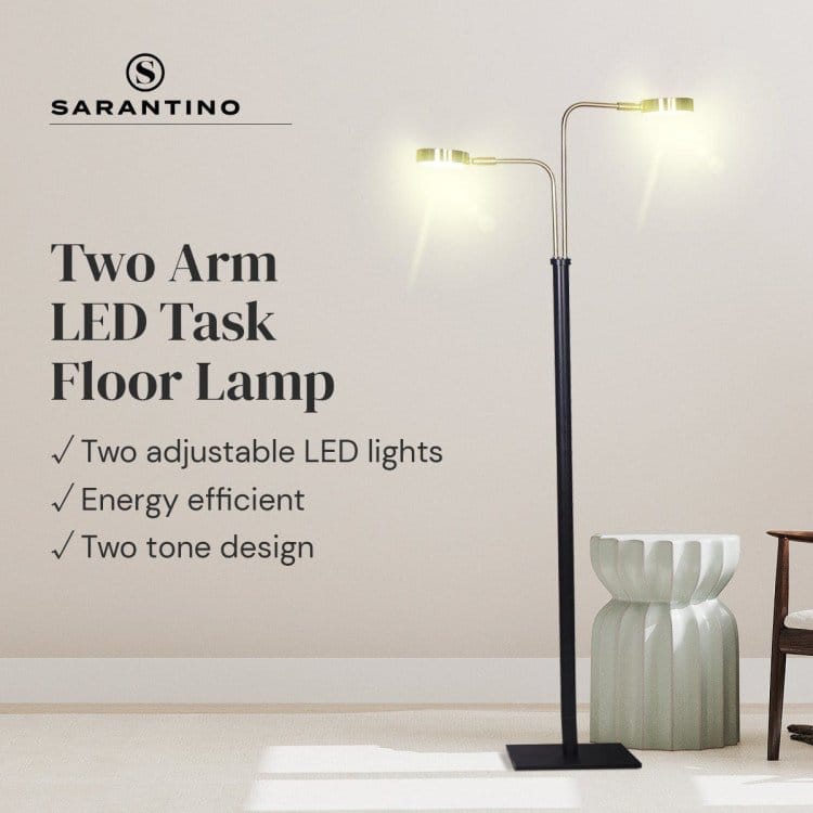 Sarantino Lamp SARANTINO LED METAL FLOOR LAMP