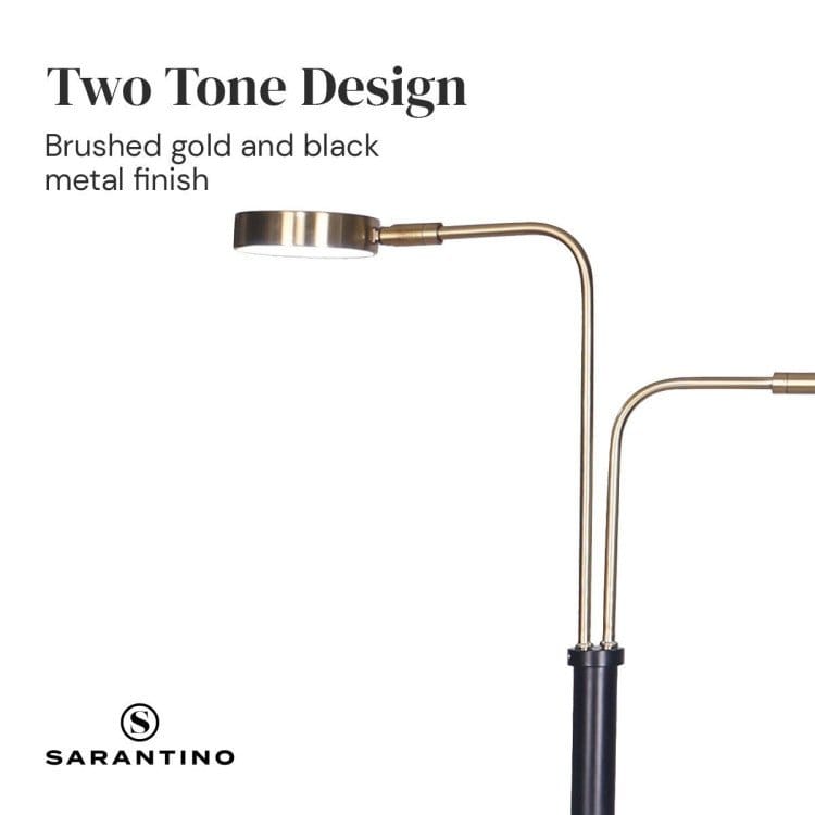 Sarantino Lamp SARANTINO LED METAL FLOOR LAMP