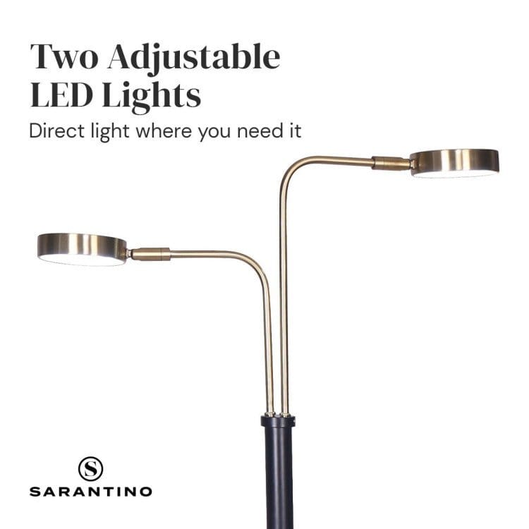 Sarantino Lamp SARANTINO LED METAL FLOOR LAMP