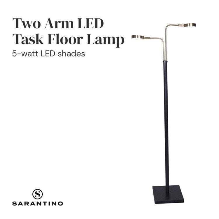 Sarantino Lamp SARANTINO LED METAL FLOOR LAMP