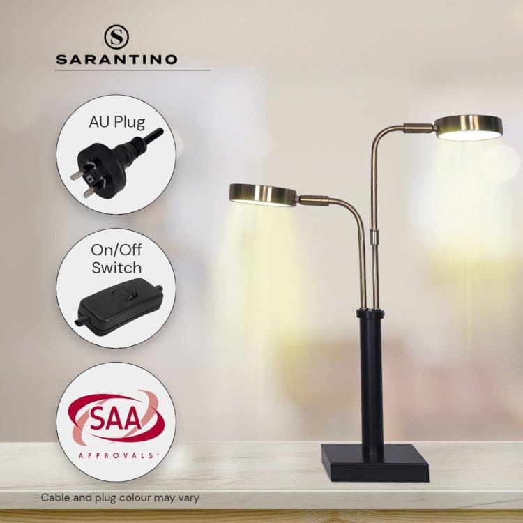 Sarantino Lamp SARANTINO LED METAL TABLE LAMP