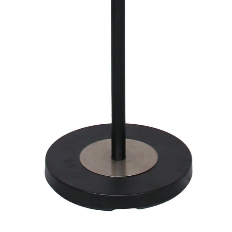 Sarantino Lamp SARANTINO METAL FLOOR LAMP WITH CREAM DRUM SHADE