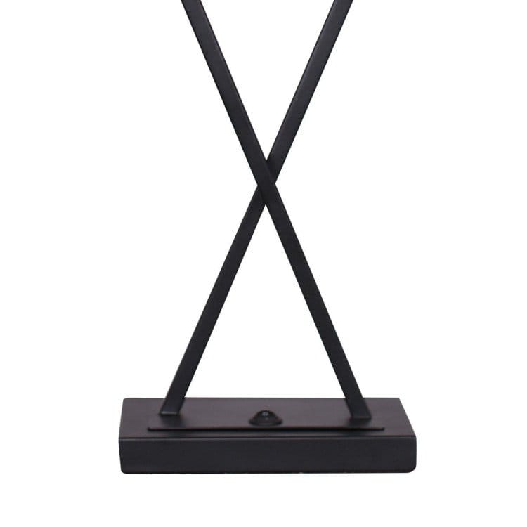Sarantino Lamp SARANTINO METAL TABLE LAMP WITH X STAND