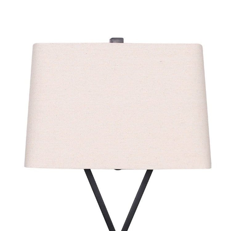 Sarantino Lamp SARANTINO METAL TABLE LAMP WITH X STAND