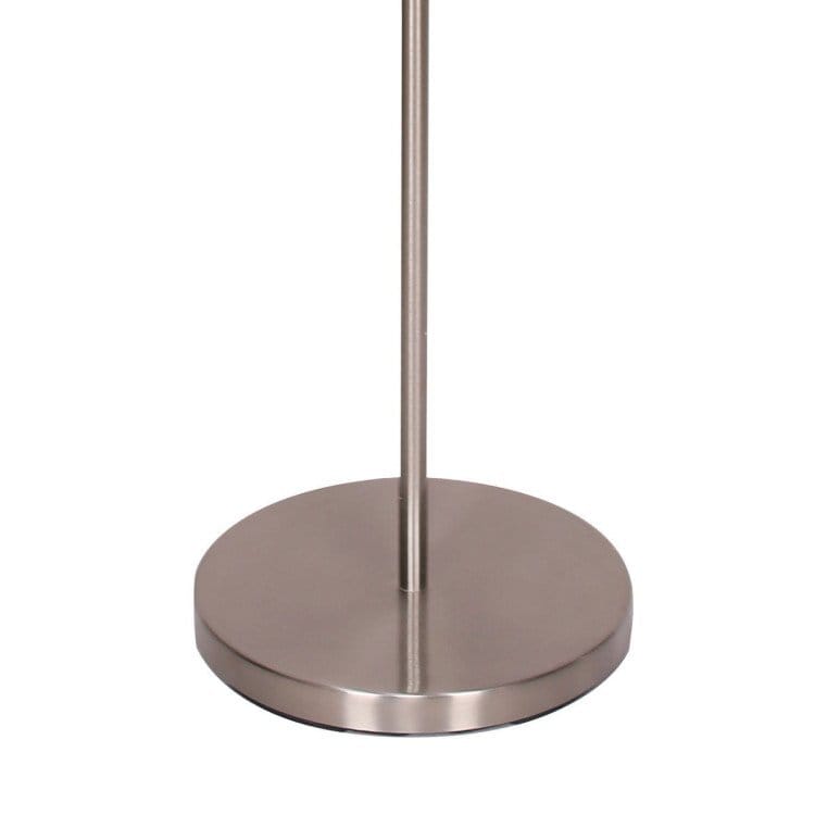Sarantino Lamp SARANTINO NICKEL METAL ARC FLOOR LAMP