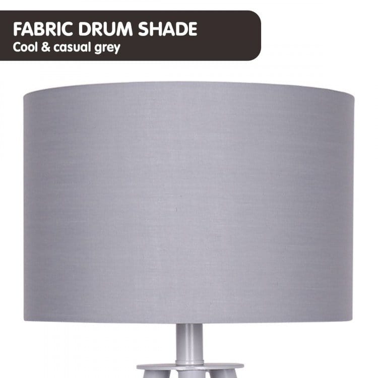 Sarantino Lamp SARANTINO TRIPOD DESK LAMP IN METAL & WOOD NORDIC MINIMALIST LIGHT