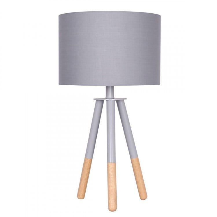 Sarantino Lamp SARANTINO TRIPOD DESK LAMP IN METAL & WOOD NORDIC MINIMALIST LIGHT