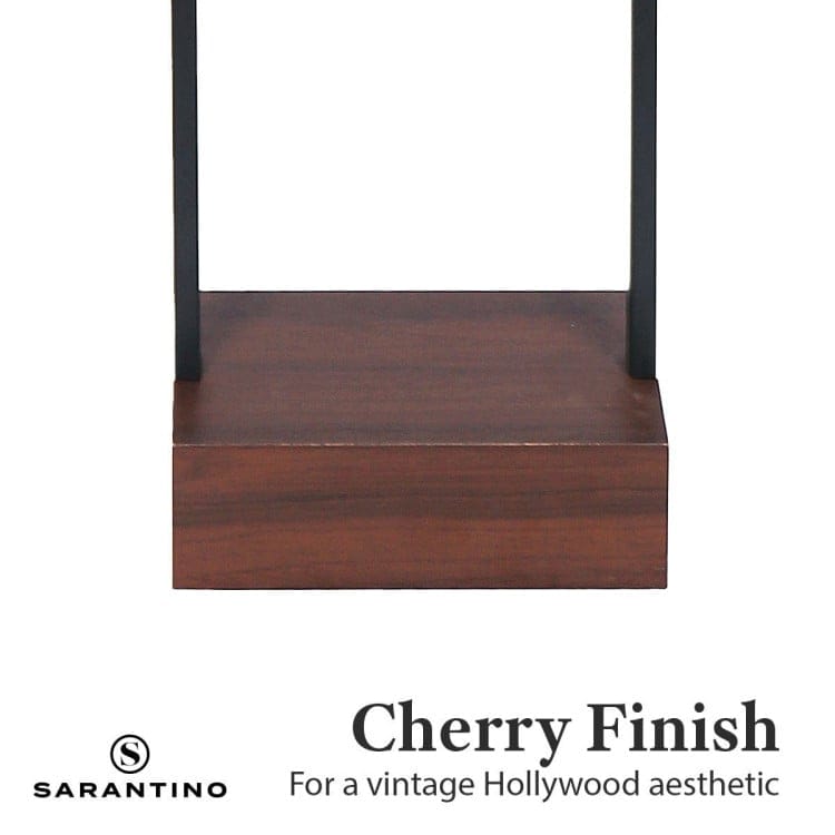 Sarantino Lamp SARANTINO WOOD FLOOR LAMP IN CHERRY FINISH