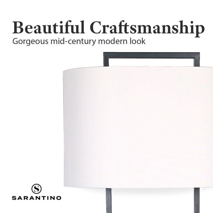 Sarantino Lamp SARANTINO WOOD FLOOR LAMP IN CHERRY FINISH