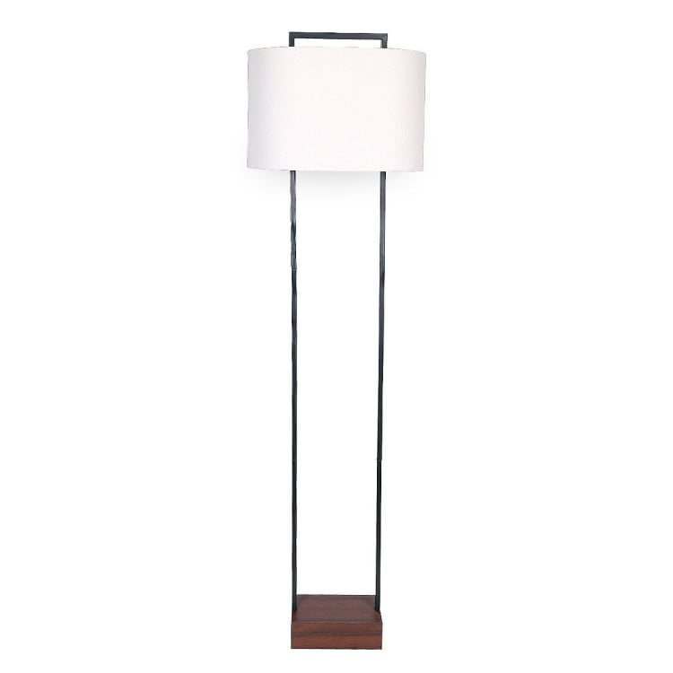 Sarantino Lamp SARANTINO WOOD FLOOR LAMP IN CHERRY FINISH
