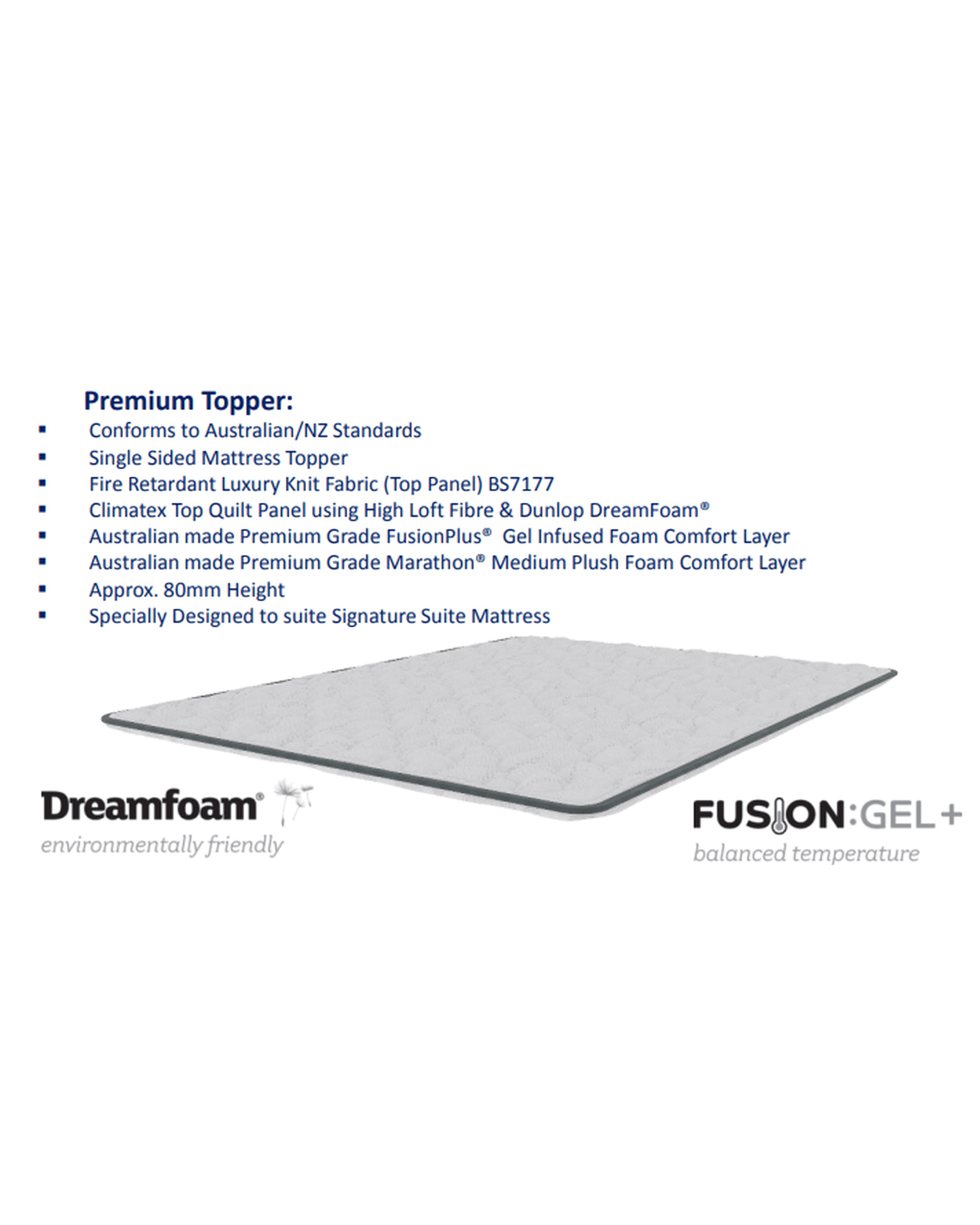 SleepMaker Mattress Topper Sleepmaker PREMIUM TOPPER