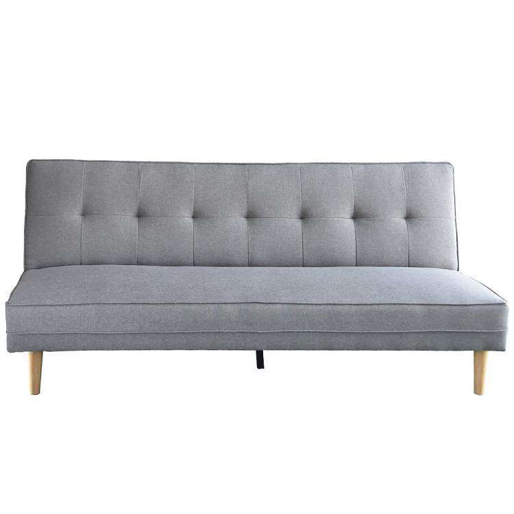 Madison Three Seater Sofa With Pillows - Light Grey Big Bedding Australia