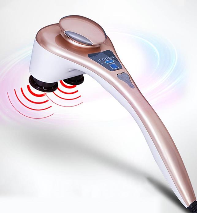 Soga Massager 4 HEADS HANDHELD MASSAGER WITH SOOTHING HEAT