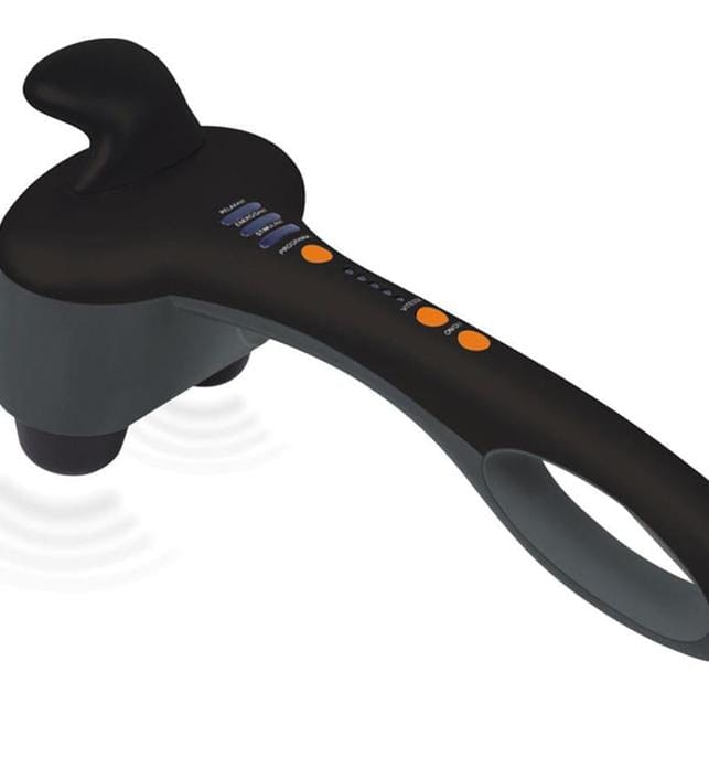 Soga Massager DELUXE HANDHELD INFRARED MASSAGER WITH SOOTHING HEAT BLACK