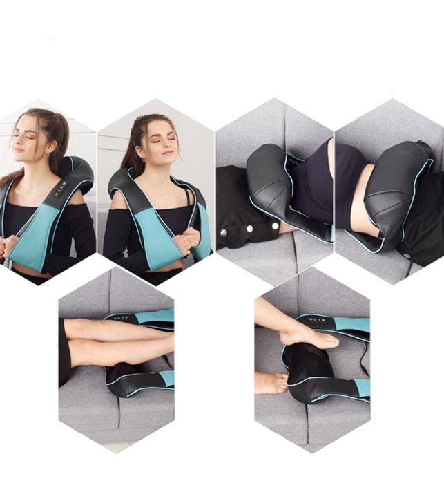 Soga Massager ELECTRIC KNEADING BODY MASSAGER BLUE