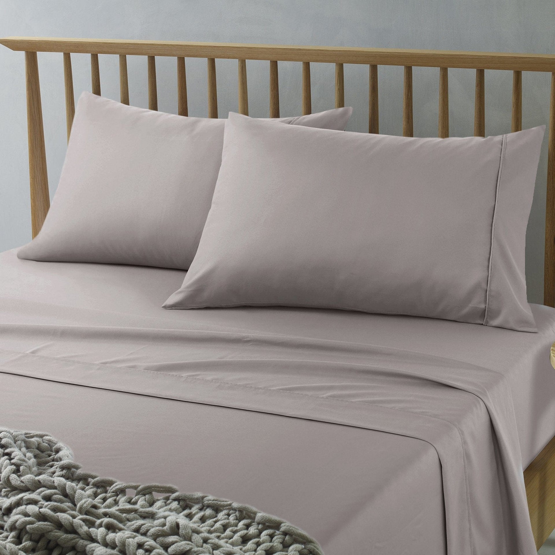 The Big Sleep Bed Sheets The Big Sleep Microfibre Mushroom Sheet Set