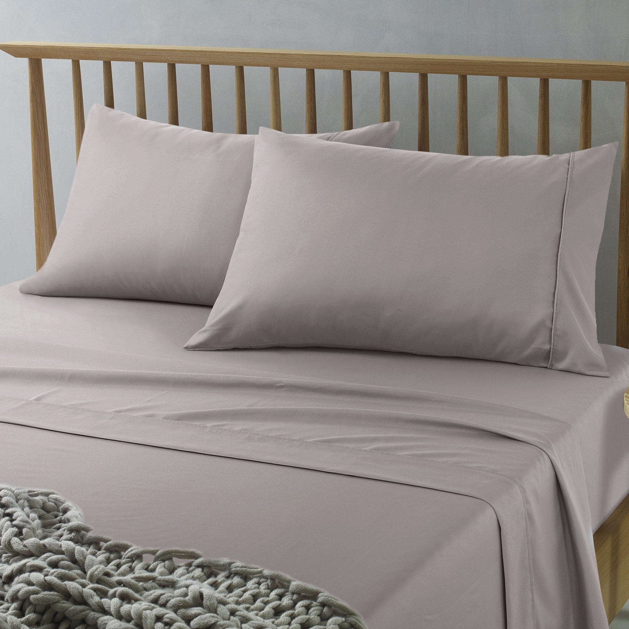 The Big Sleep Bed Sheets The Big Sleep Microfibre Mushroom Sheet Set