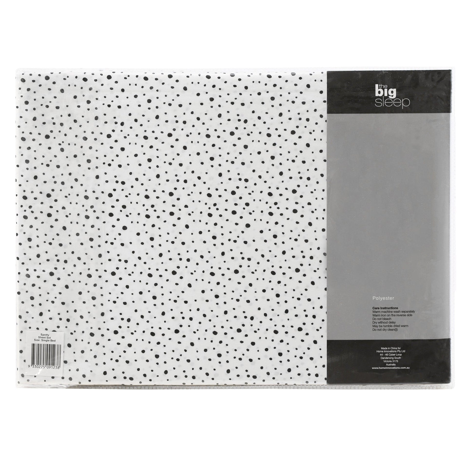 The Big Sleep Bed Sheets The Big Sleep Spotty Printed Microfibre Sheet Set