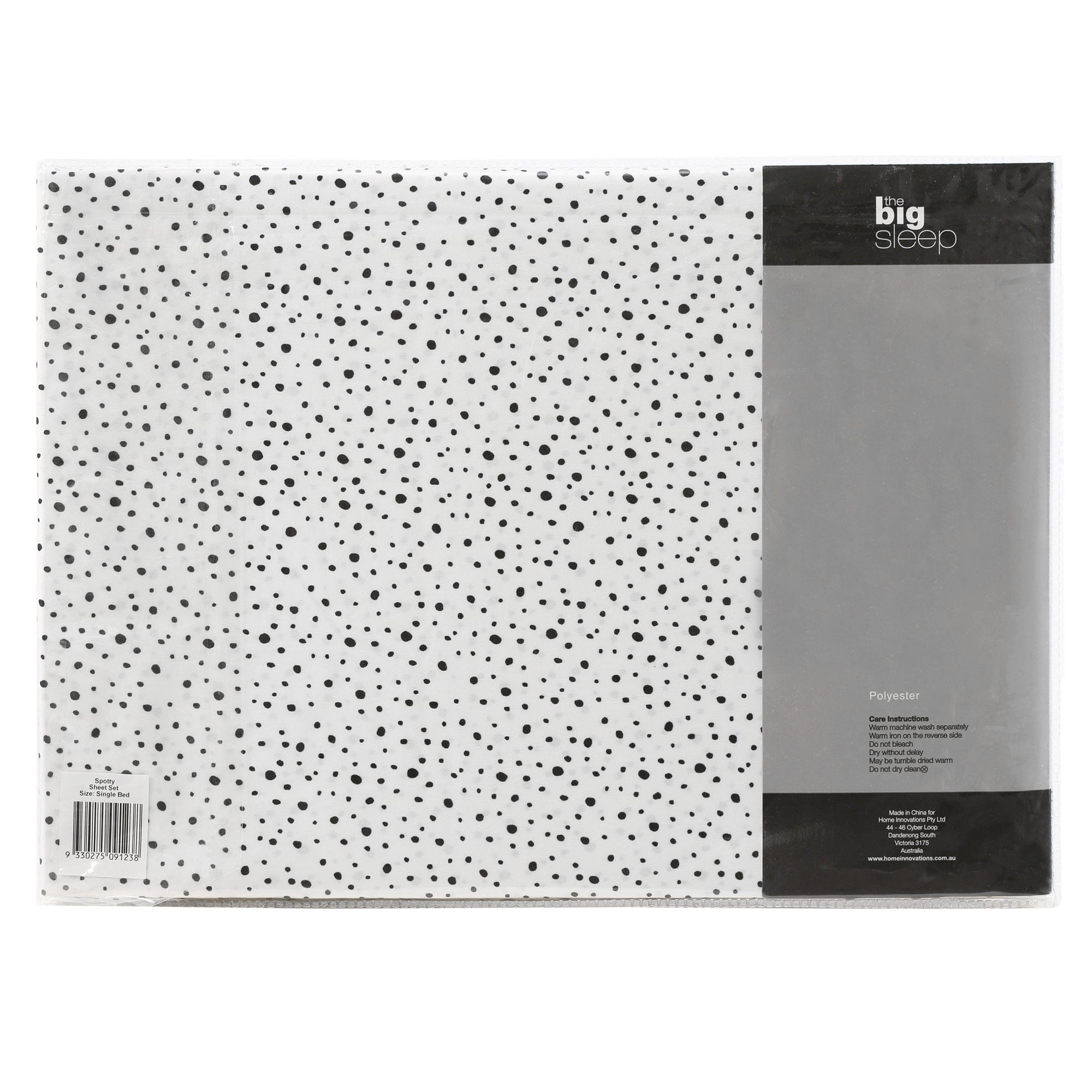 The Big Sleep Bed Sheets The Big Sleep Spotty Printed Microfibre Sheet Set