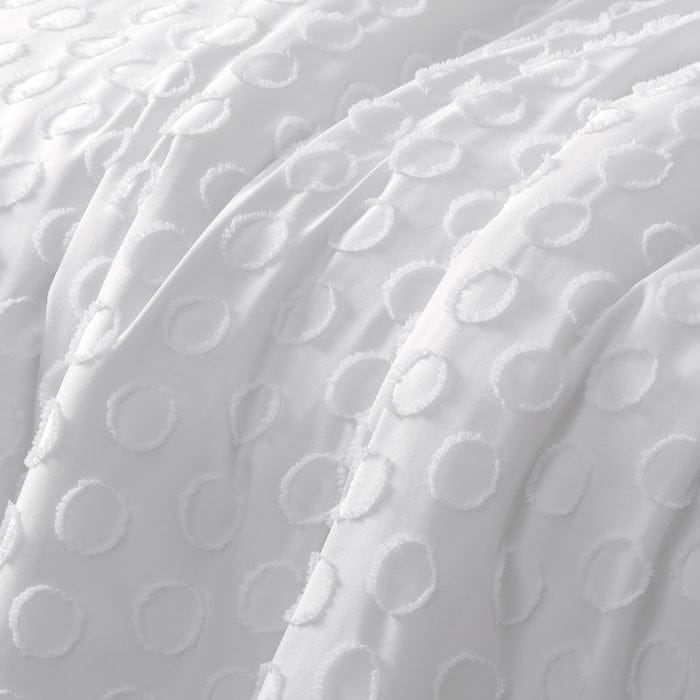 The Big Sleep Quilt Cover The Big Sleep White Circles Soft Touch Tufted Quilt Cover Sets