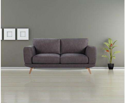 Modern Stylish Brown Alaska Sofa 2 Seater Melbournians Furniture