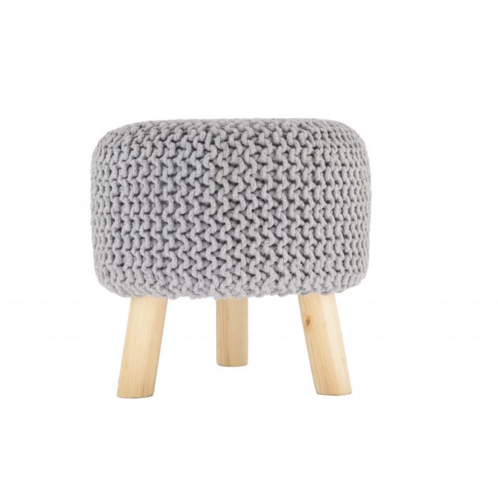 Ava Stool GREY Big Bedding Australia