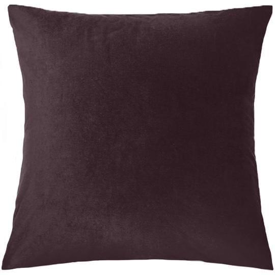 Vintage Design Pillowcase Vintage Design Cotton Velvet European Pillowcases - Chocolate Cotton Velvet