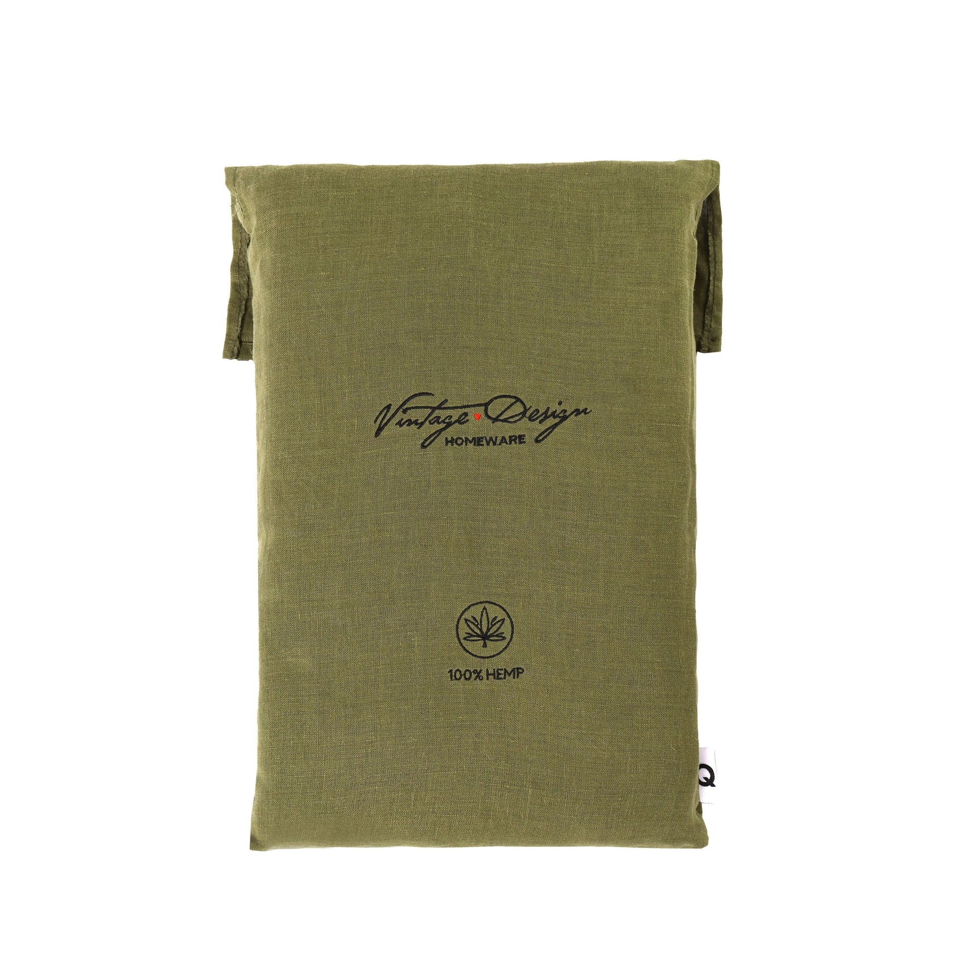 Vintage Design Quilt Cover Vintage Design Fern 100% Hemp Quilt Cover Set