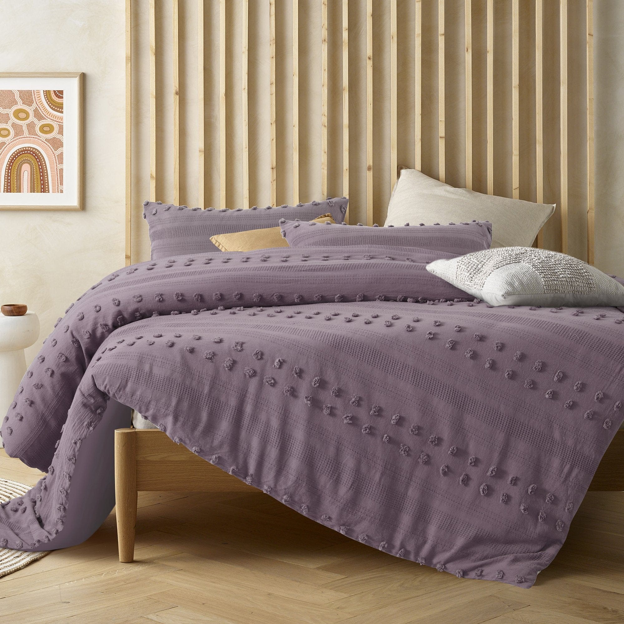 Vintage Design Quilt Cover Vintage Design Lilac Sanc Sovci Cotton Quilt Cover Set