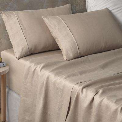 Vintage Design Bed Sheets Vintage Design Natural Hemp Sheet Set