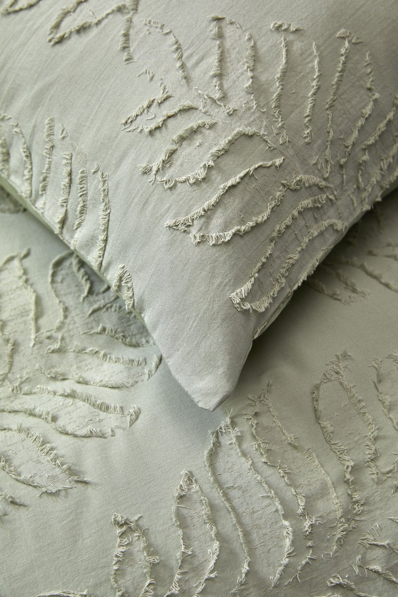 Vintage Design Quilt Cover Vintage Design Sage Cotton Quilt Cover Set