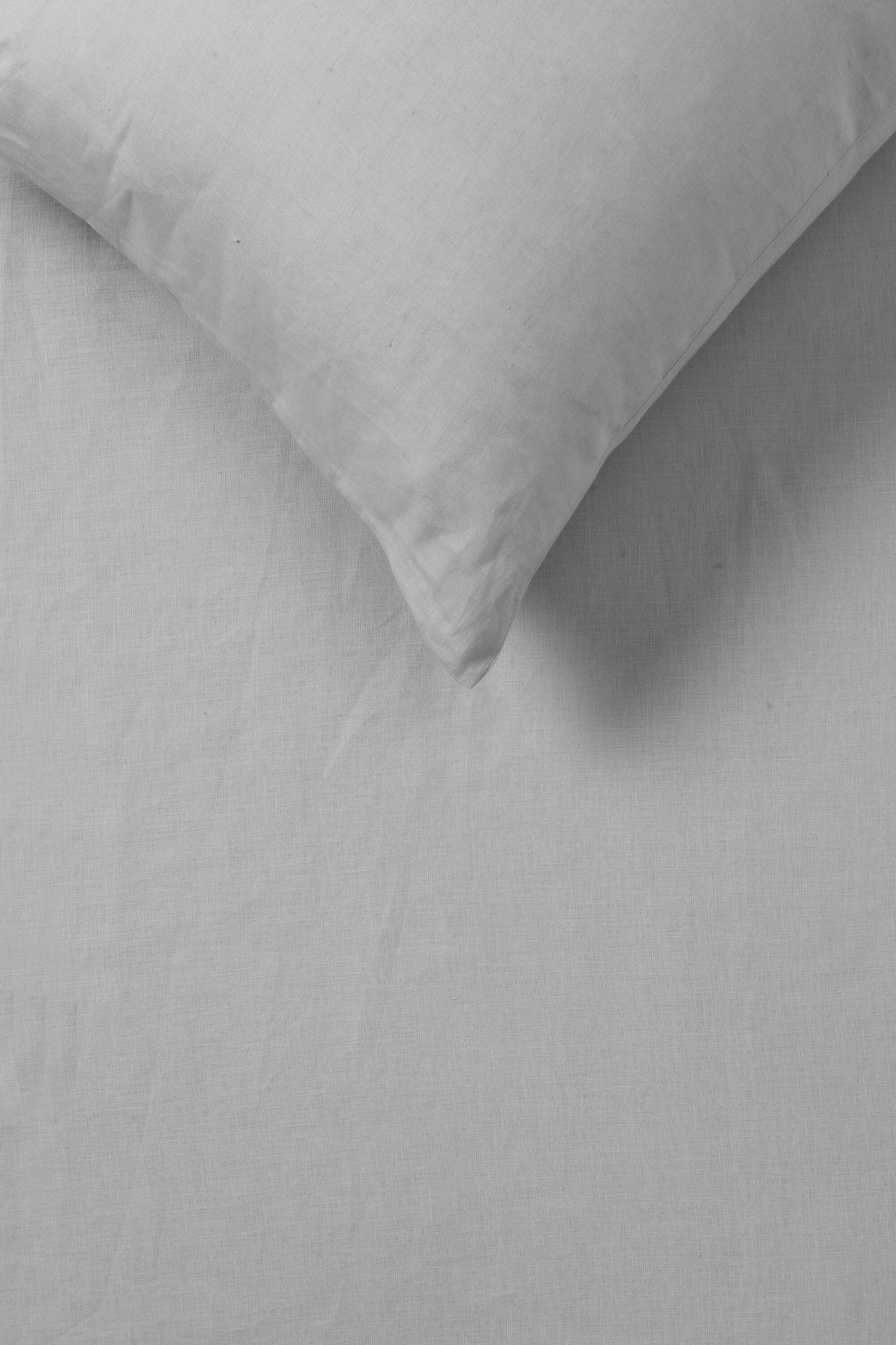 Vintage Design Quilt Cover Vintage Design Silver 100% Hemp Quilt Cover Set